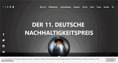 Desktop Screenshot of nachhaltigkeitspreis.de